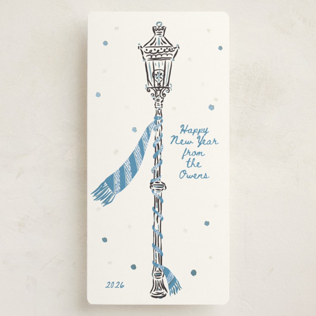 "Reverbere" - Holiday Cards in Ice by Gwen Bedat - Front