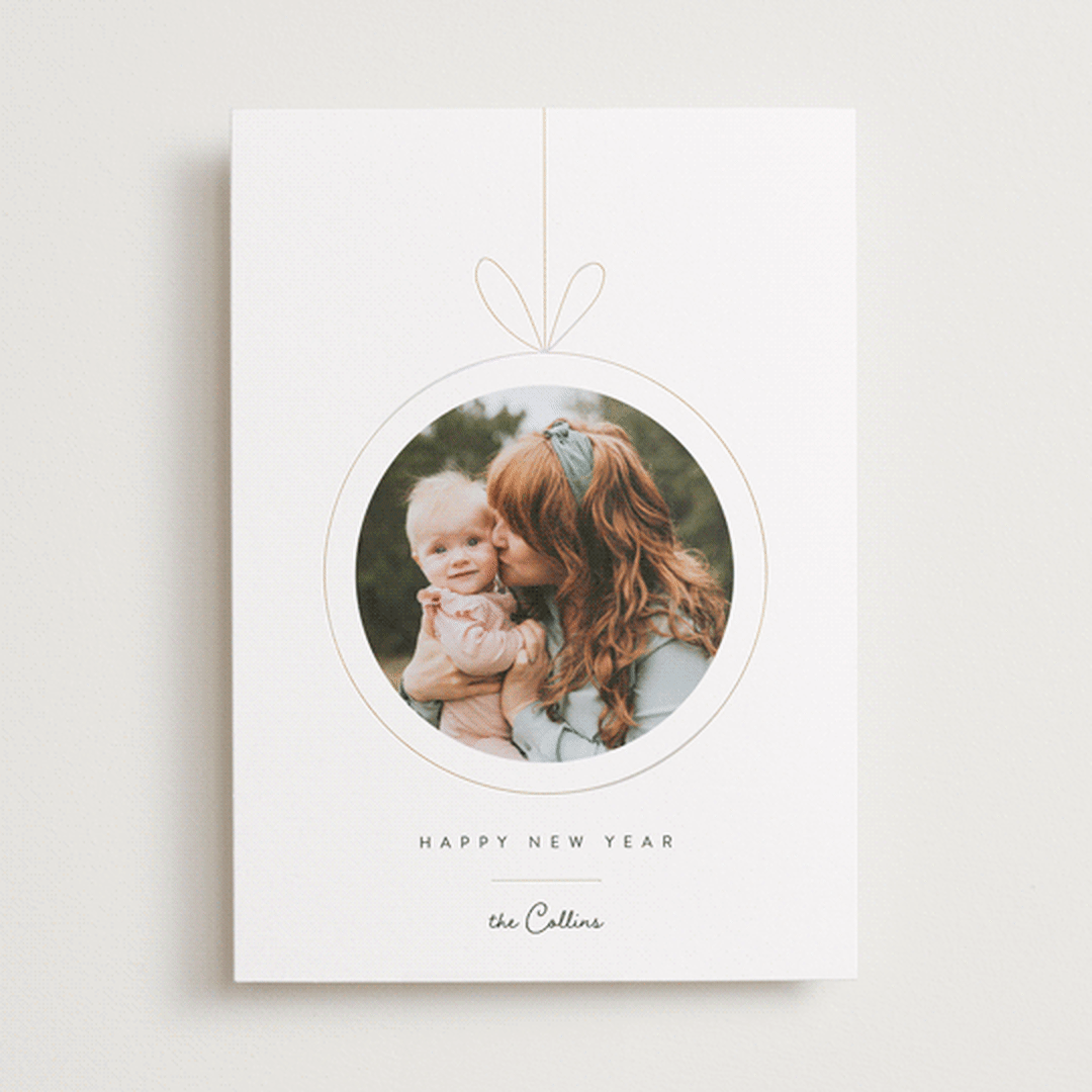 "Christmas toy" - Holiday Cards in Snow by Yuliya Evseeva - Front