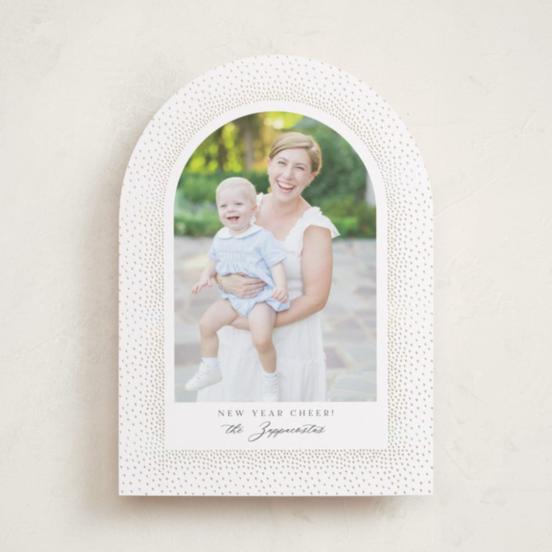 "frosted arch" - Holiday Cards in Snow by Kamala Nahas - Front