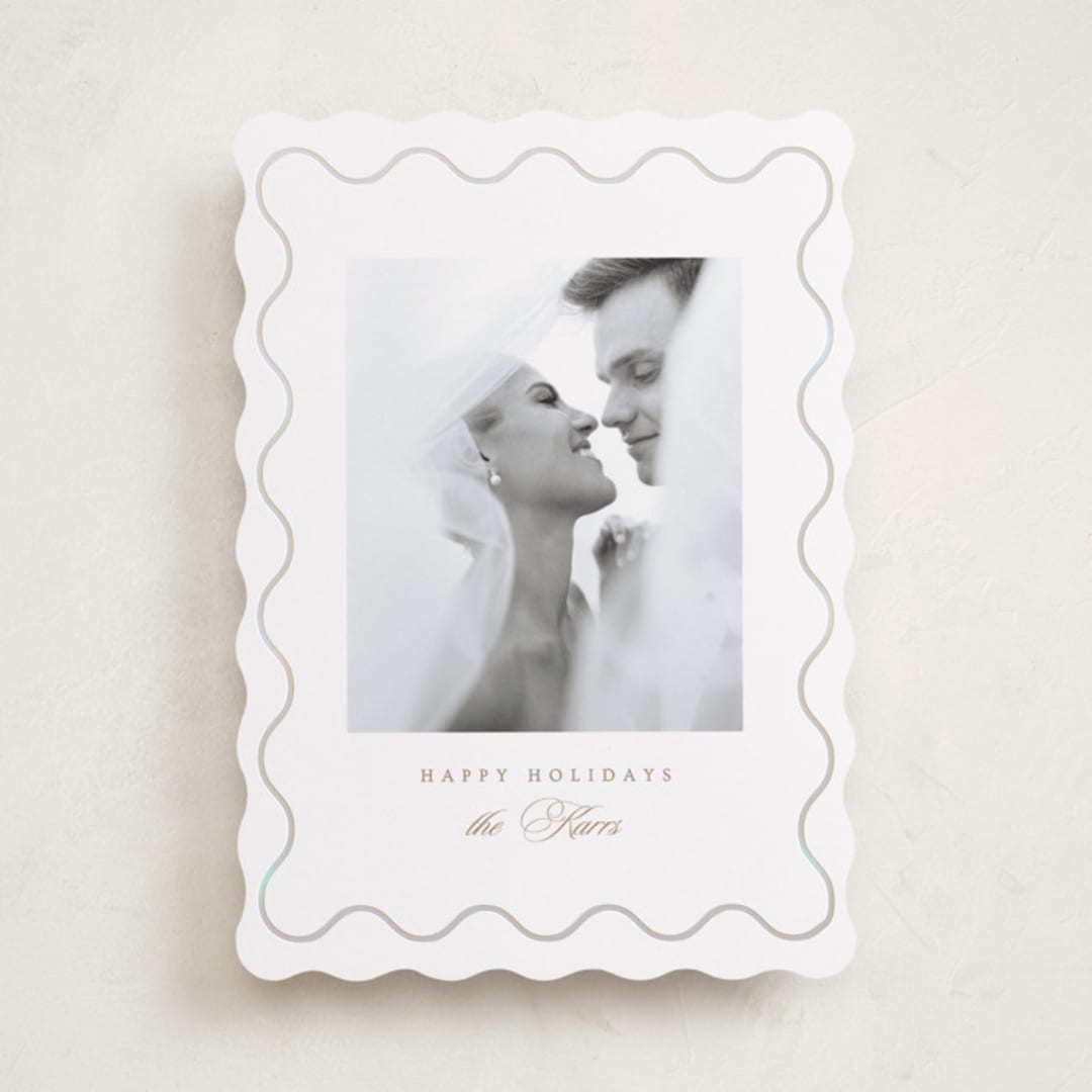 "Ethereal Joy" - Holiday Cards in Pearl by Ana Sharpe - Front