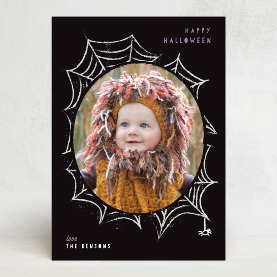 "Spooky Frame" - Halloween Cards in Sugar Plum by Creo Study - Front