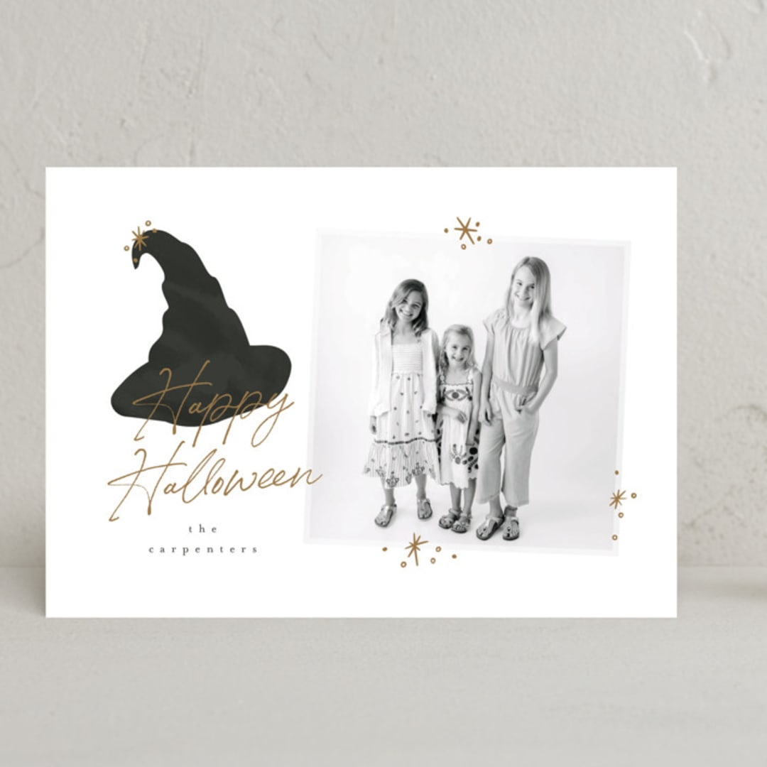 "wizard halloween" - Halloween Cards in Cauldron by Angela Garrick - Front