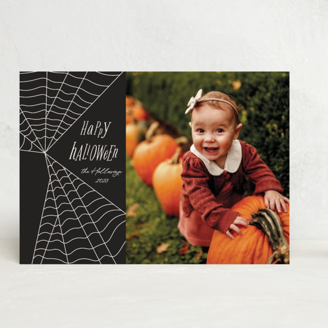 "Web" - Halloween Cards in Night by Morgan Kendall - Front