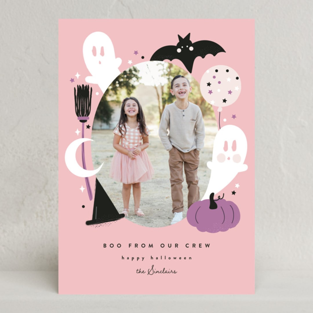 "Little Boo" - Halloween Cards in Candy by Corinne Malesic - Front