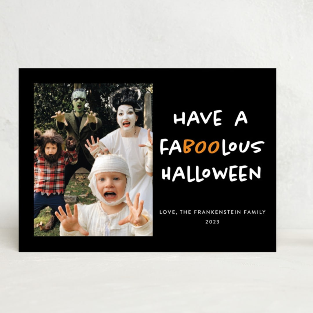 "Faboolous" - Halloween Cards in Cauldron by Heather Schertzer - Front