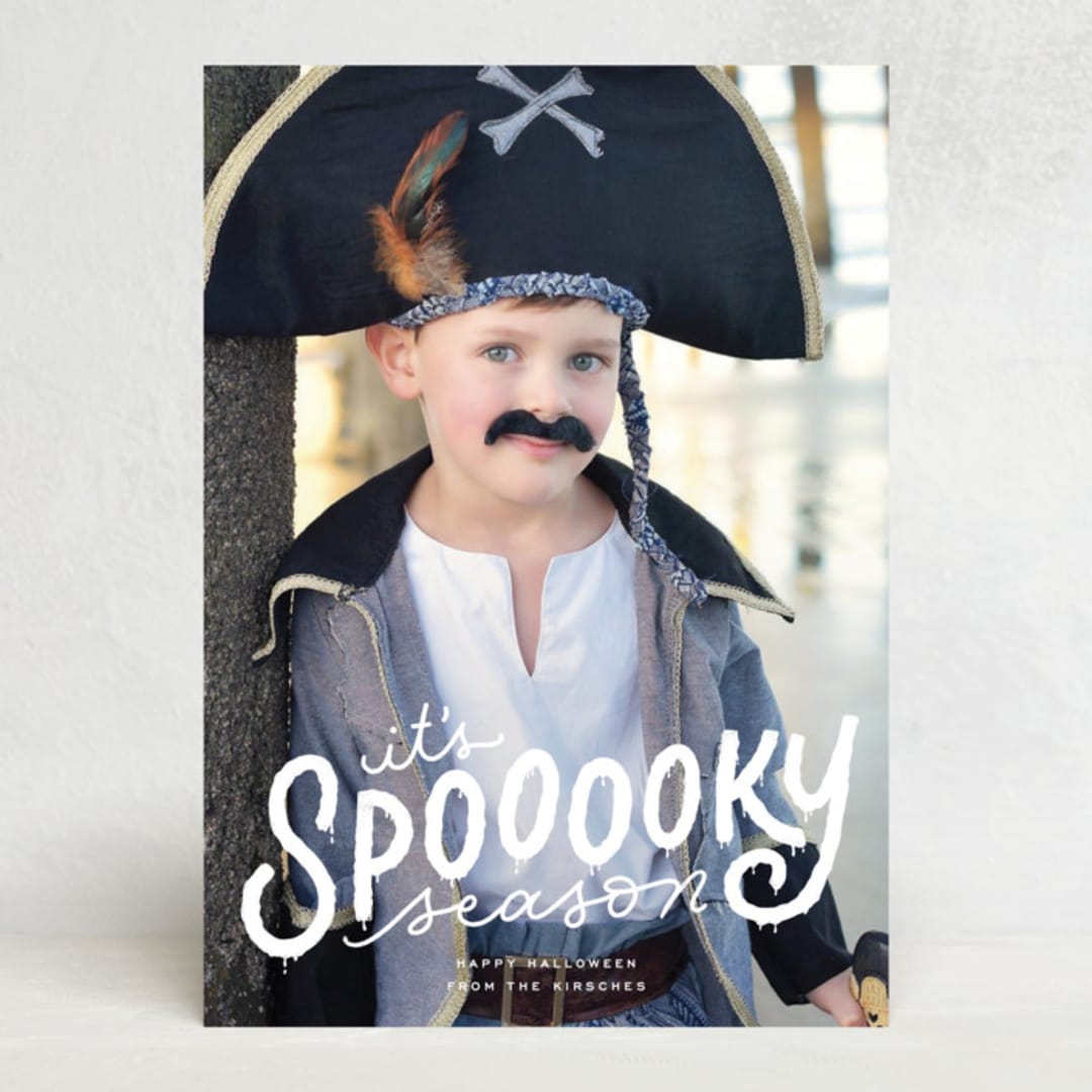 "SpoOoOky Season" - Halloween Cards in Ghostly by Ashley DeMeyere - Front