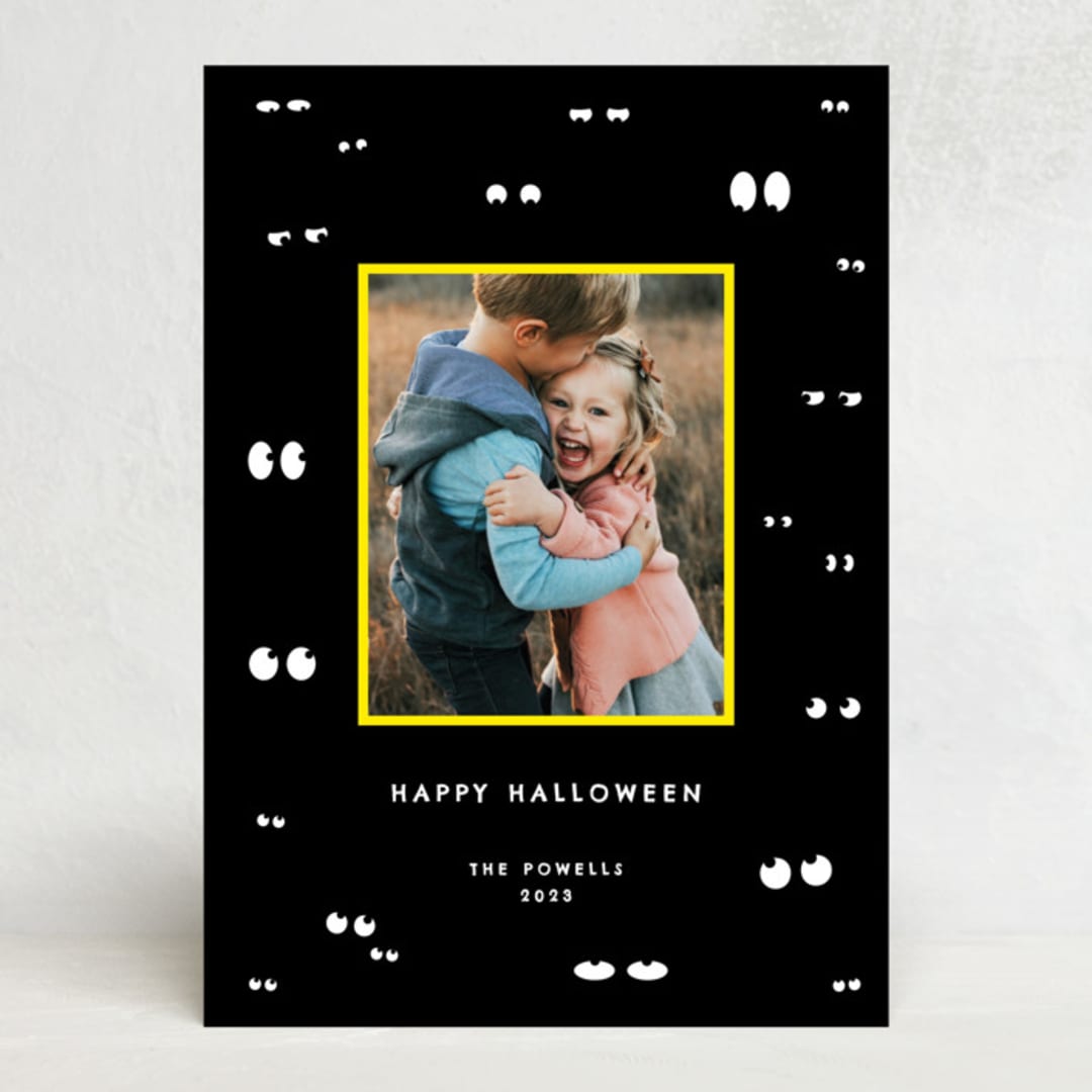 "very scary eyes" - Halloween Cards in Darkness by Sumak Studio - Front