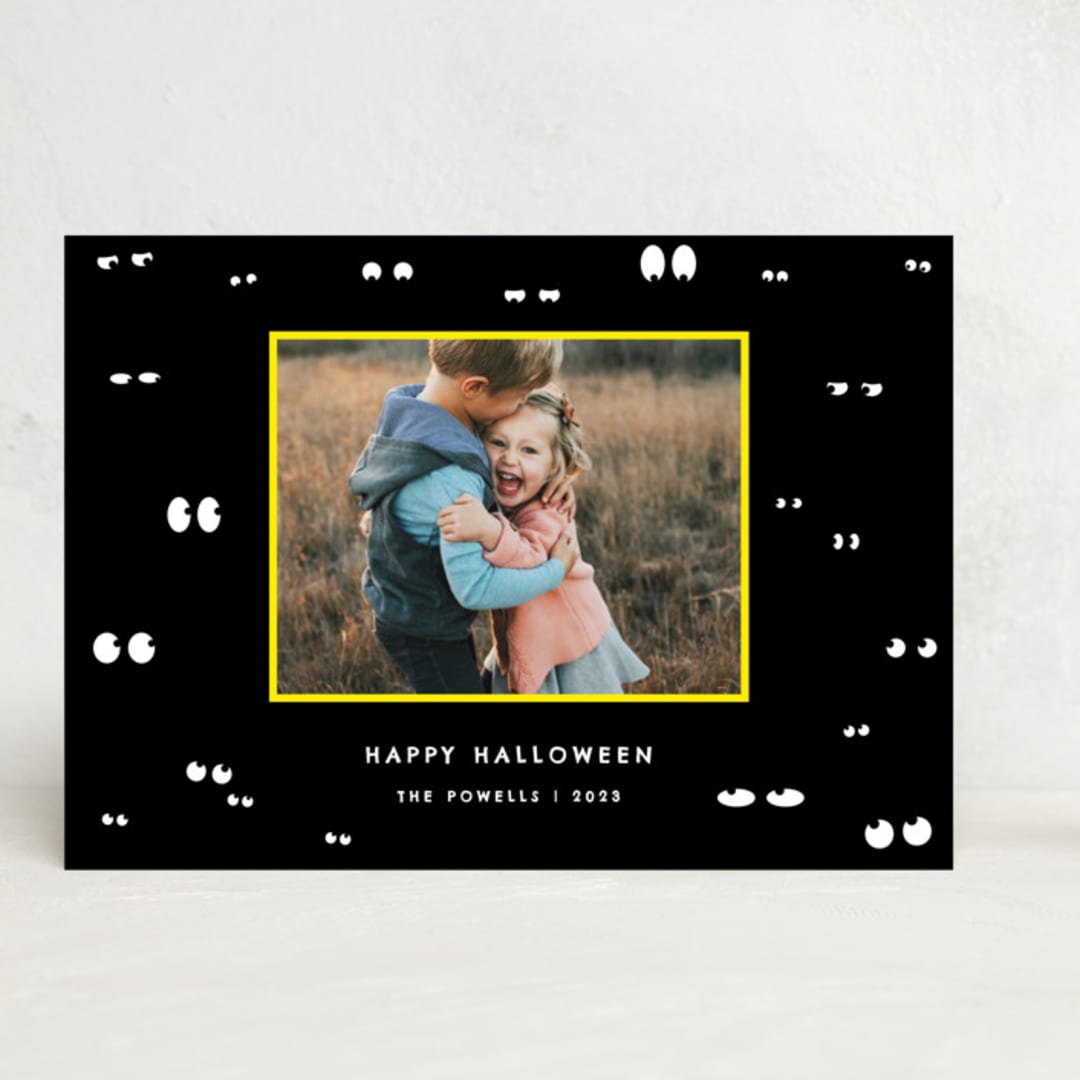 "very scary eyes" - Halloween Cards in Darkness by Sumak Studio - Front