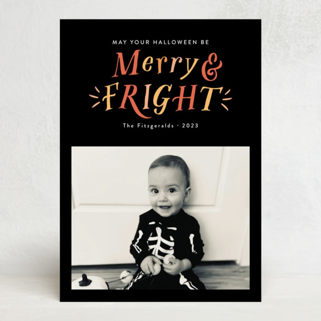 "Merry and Fright" - Halloween Cards in Candy by Jackie Crawford - Front