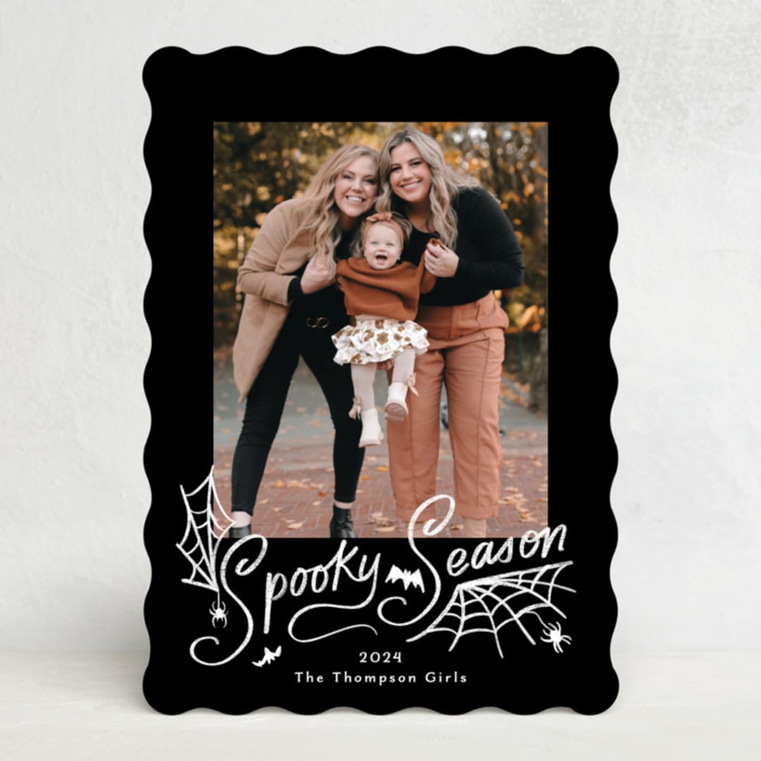 "Spooky Season" - Halloween Cards in Midnight by Becky Nimoy - Front