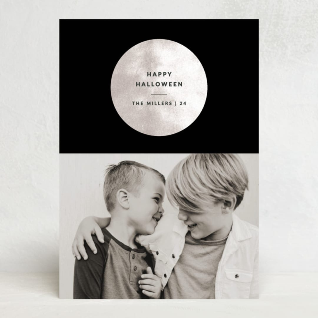 "Full Moon" - Halloween Cards in Night by Sumak Studio - Front