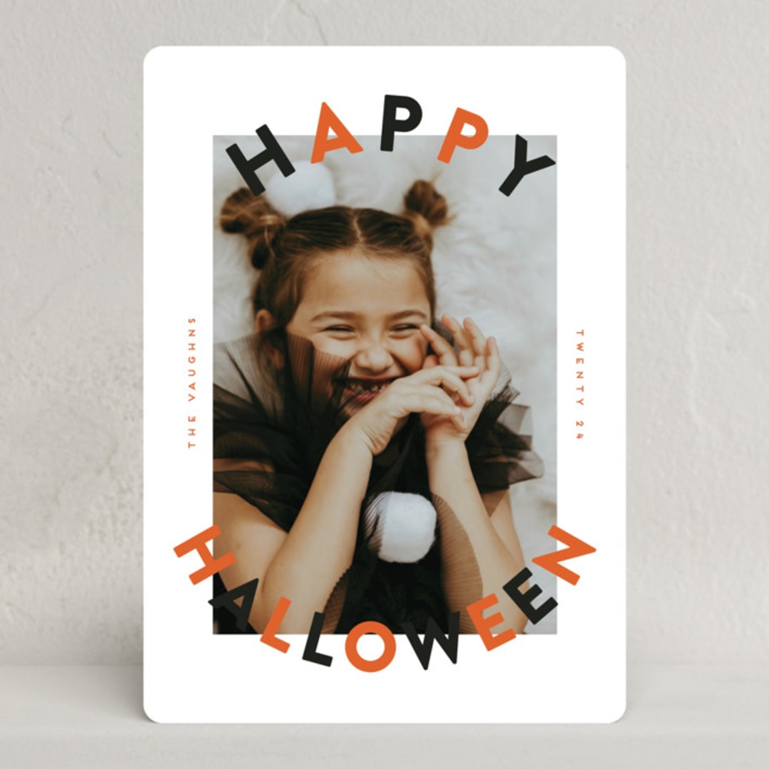 "The Festive Type" - Halloween Cards in Witching Hour by Erica Krystek - Front