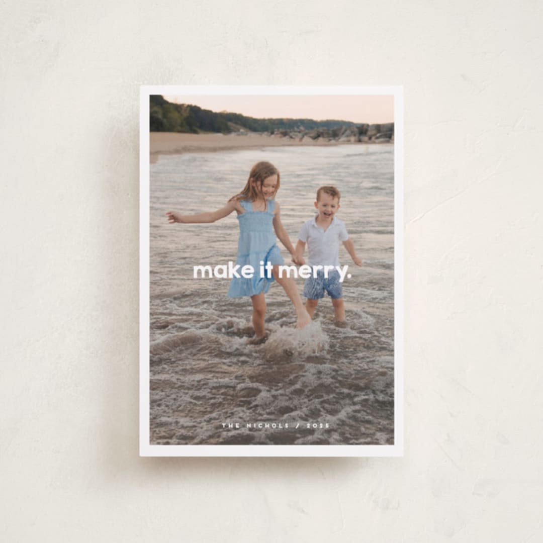 "frolicsome" - Holiday Cards in Snow by Snow and Ivy - Front