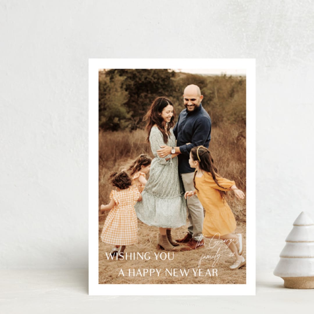 "Heavenly sounds" - Holiday Cards in Snow by Stacey Meacham - Front