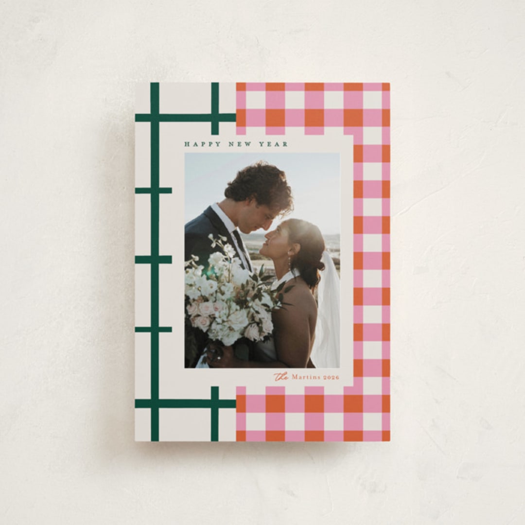 "Grandmas Dishes" - Holiday Cards in Gumdrop by Carrie ONeal - Front