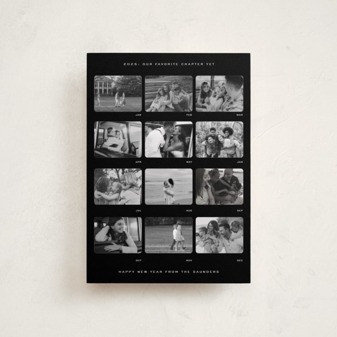 "contact sheet" - Holiday Cards in Darkroom by Adelyn T. - Front
