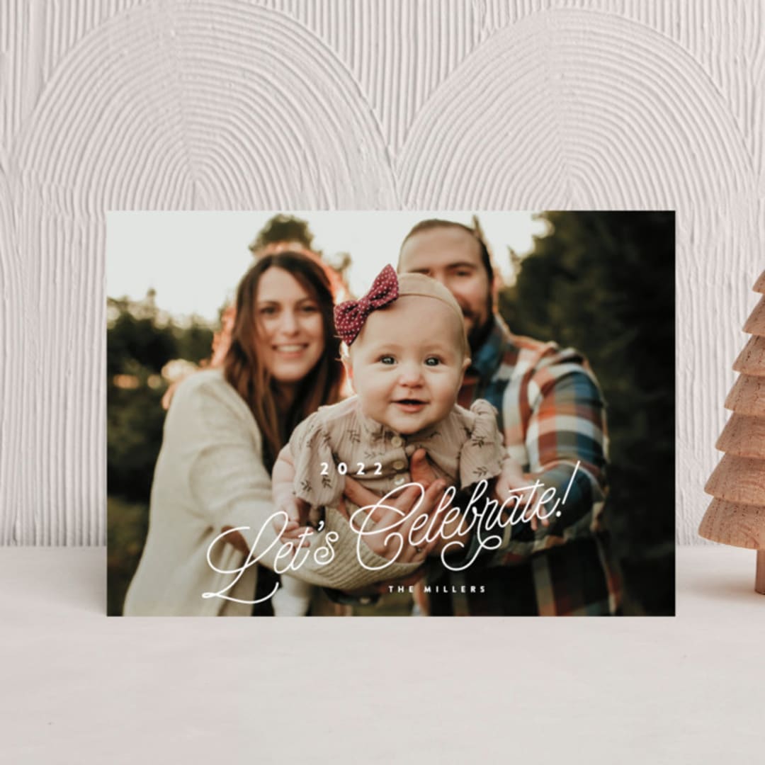 "Nailed It" - Holiday Cards in Snow by Laura Hamm - Front