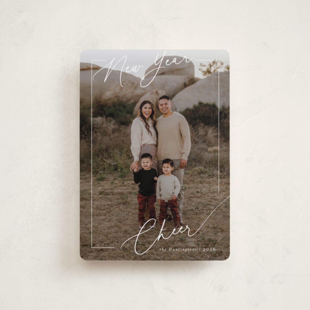 "Sophisticate" - Holiday Cards in Snow by Nicoletta Savod - Front