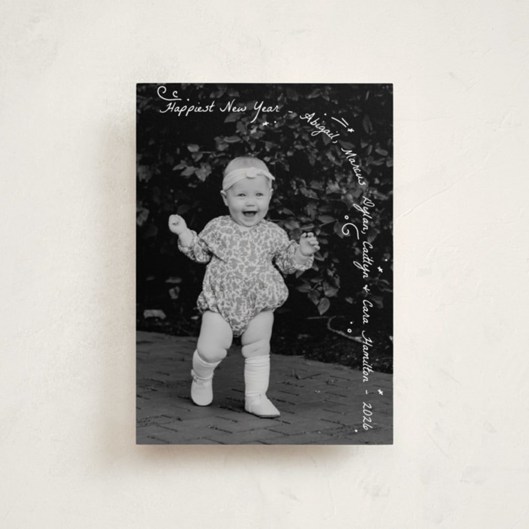 "Merry Bunch" - Holiday Cards in Frost by letterfix - Front