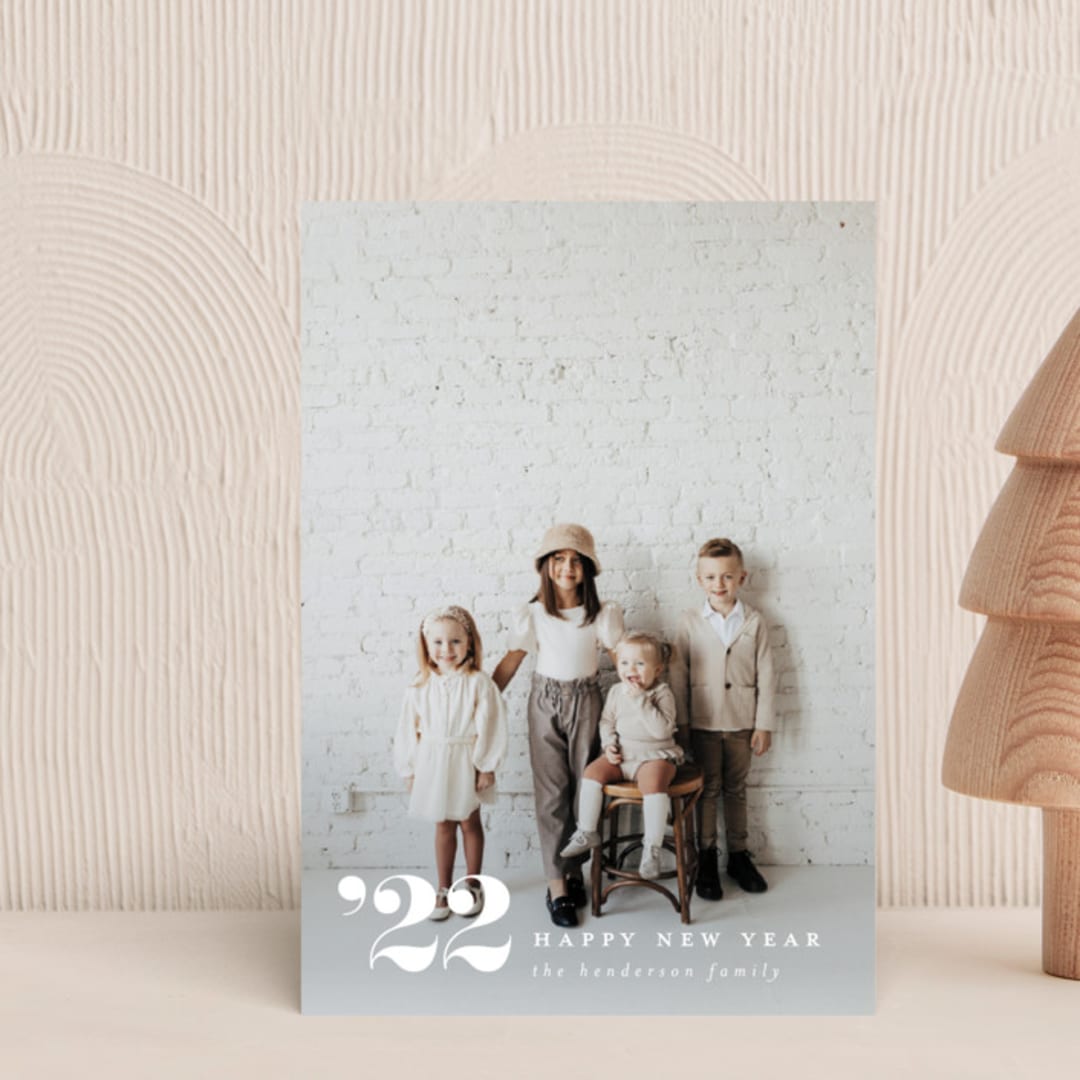 "Side Note" - Holiday Cards in Cloud by Ashlee Townsend - Front