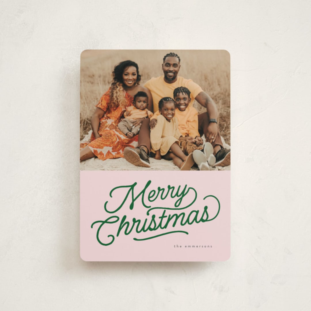 "retro vintage holiday" - Holiday Cards in Kelly by BR Designs - Front