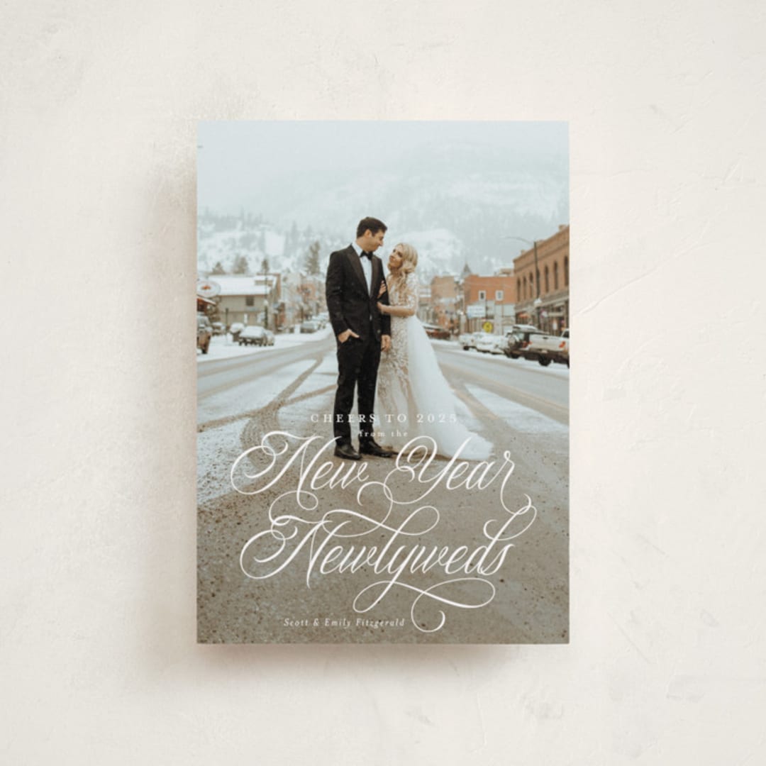 "Bliss" - Holiday Cards in Snow by Jackie Crawford - Front