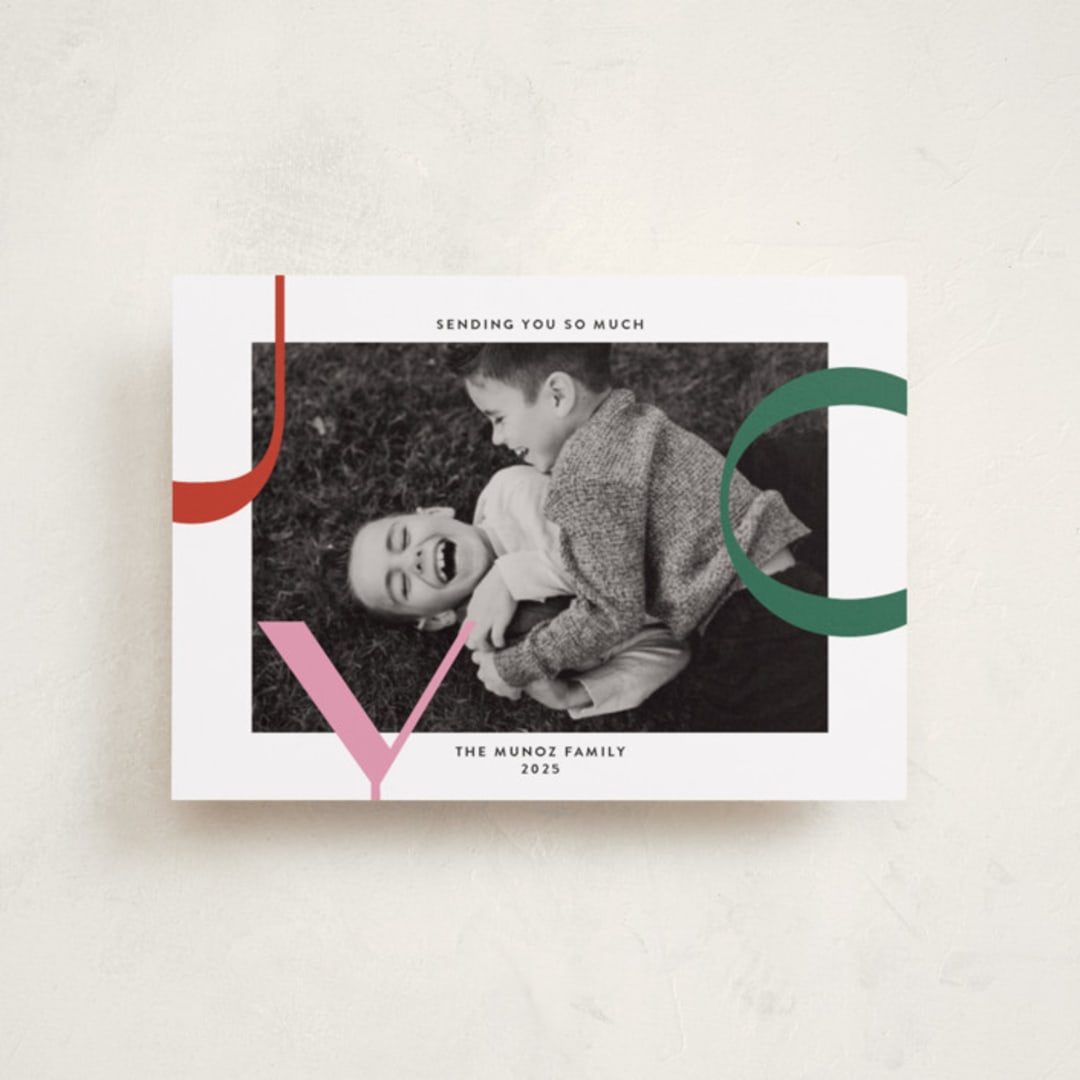 "Big joy" - Holiday Cards in Holly by Annie Holmquist - Front