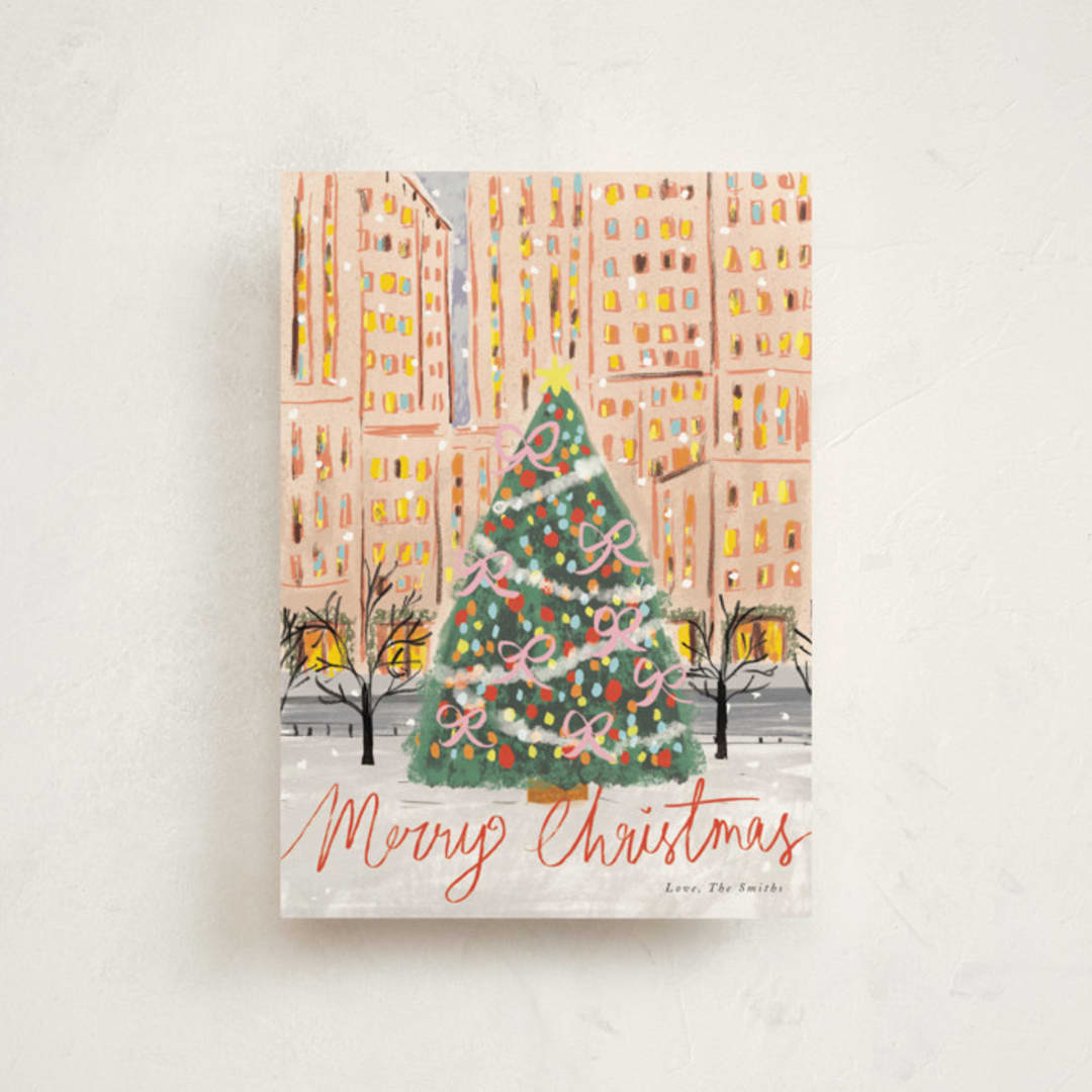 "city christmas tree" - Holiday Cards in Cornucopia by Cass Loh - Front