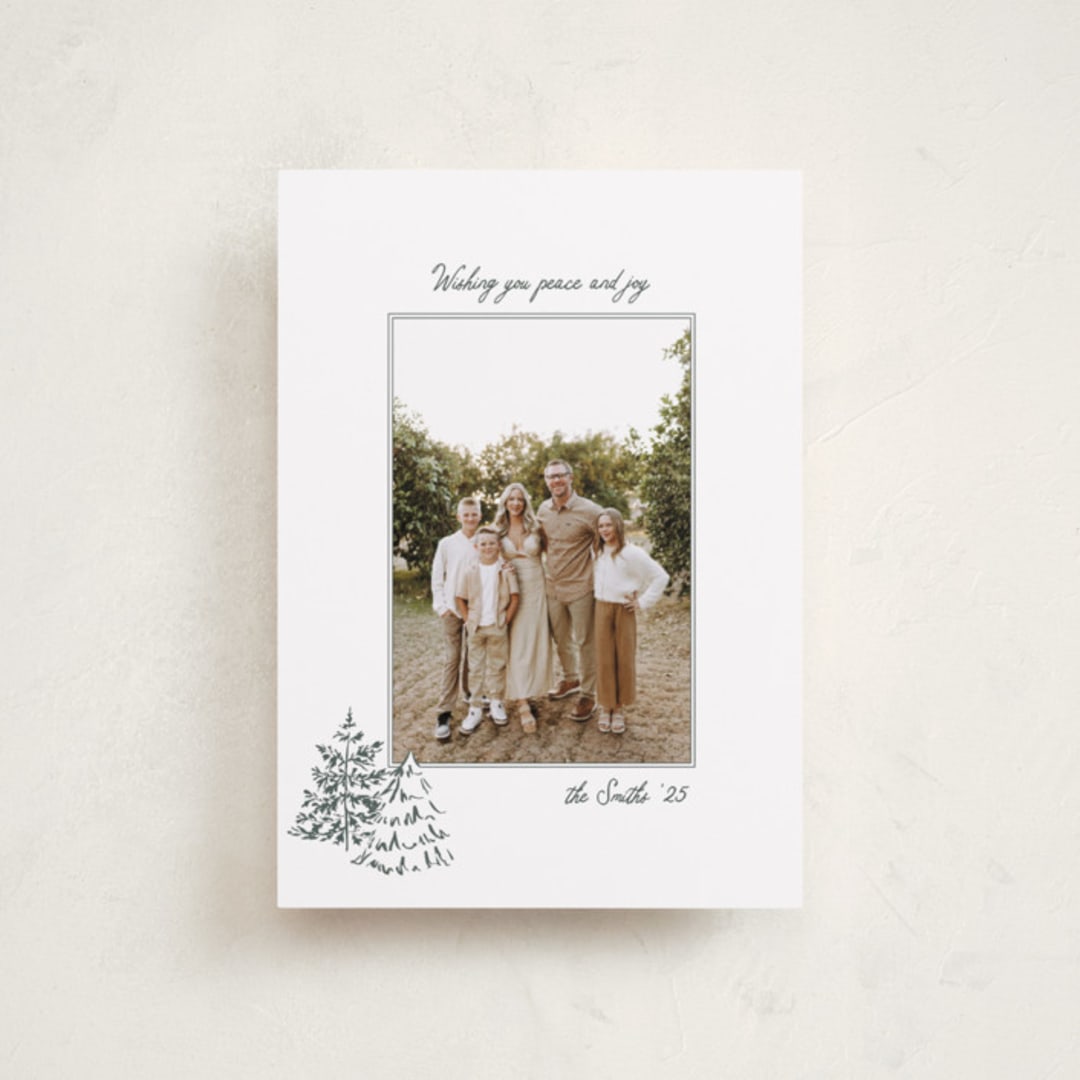 "Minimal tree farm" - Holiday Cards in Forest by Michelle Harrick - Front