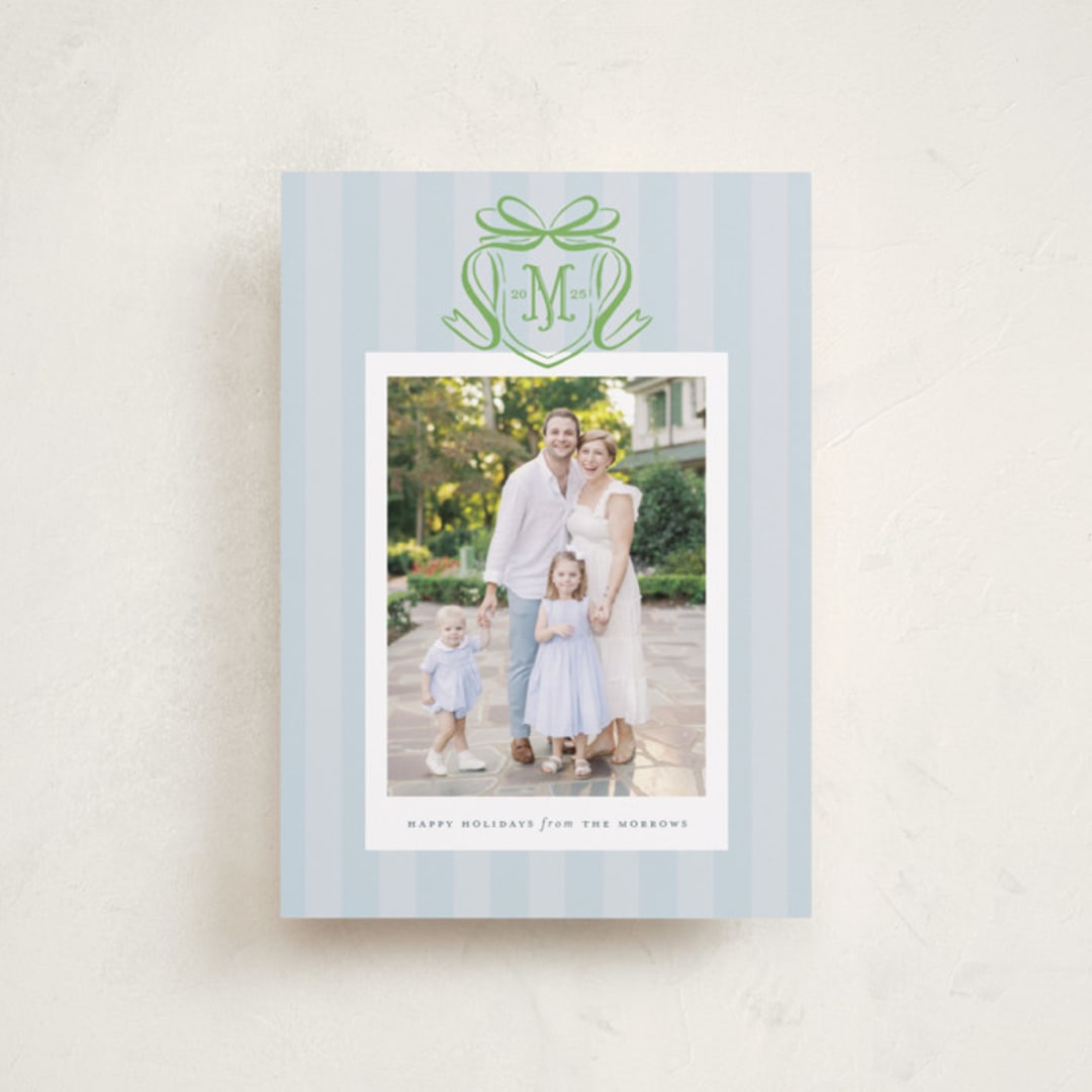 "Southern Charm" - Holiday Cards in Frost by Pink House Press - Front