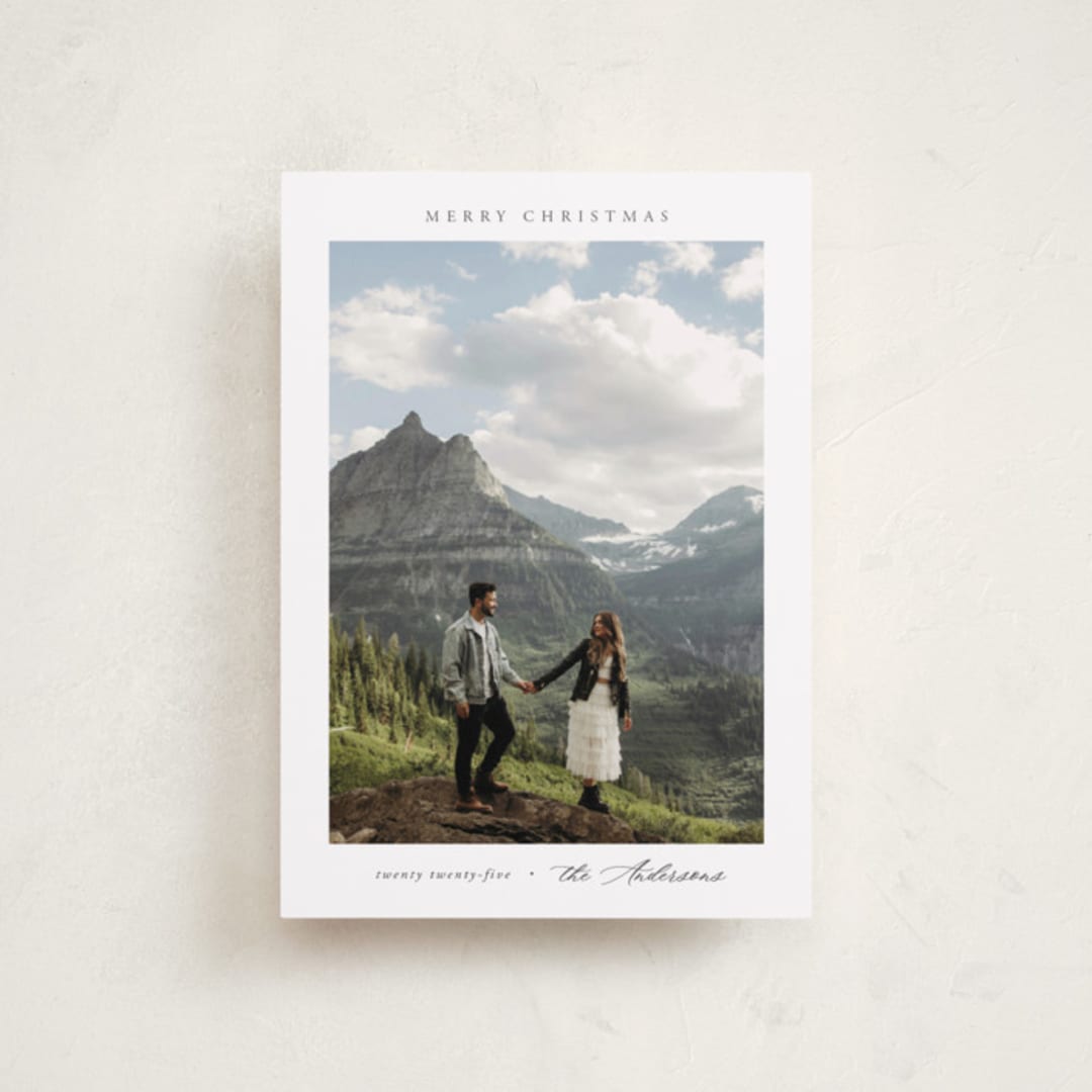 "Scenic" - Holiday Cards in Snow by Nicole Walsh - Front