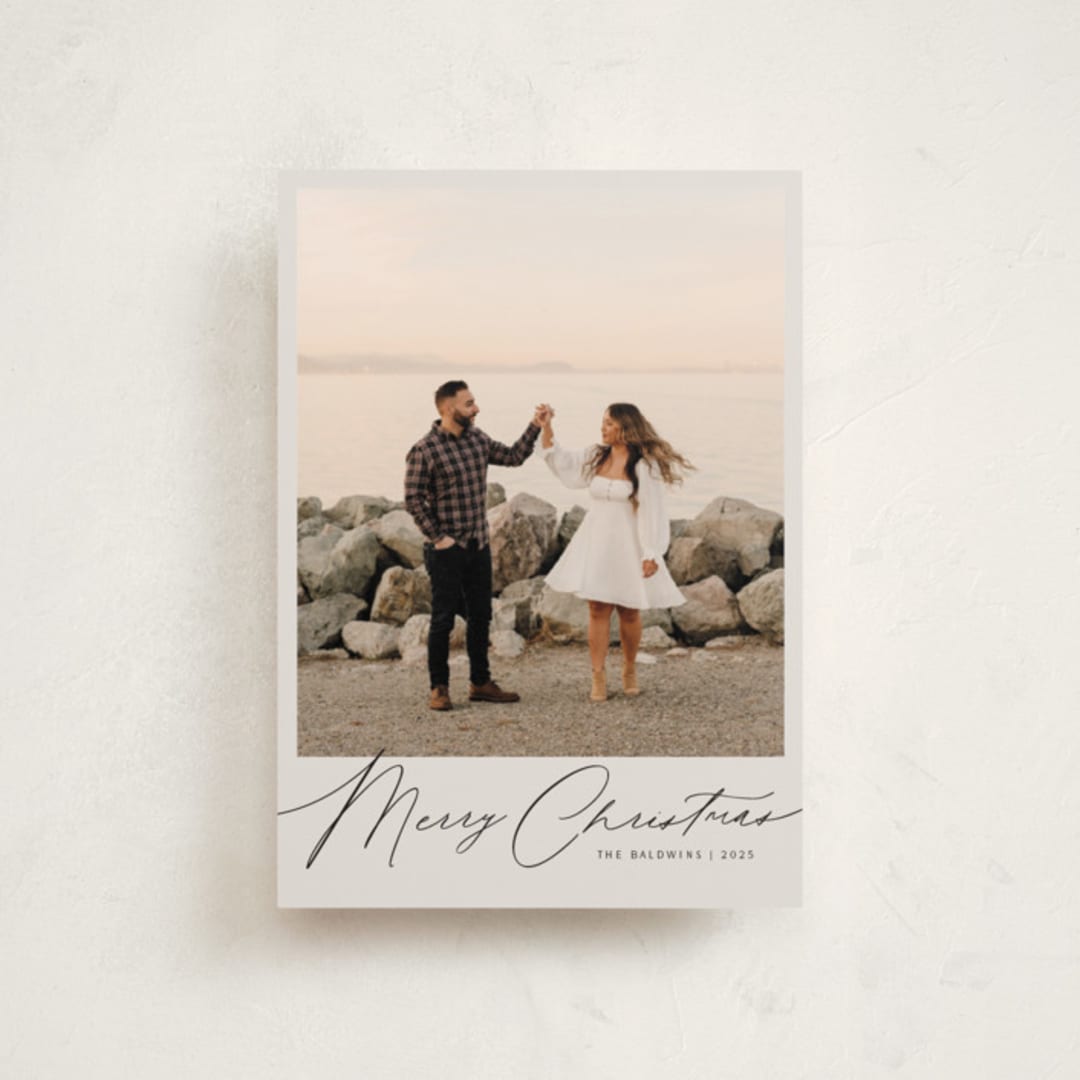 "Simply Charming" - Holiday Cards in Eggnog by Melanie Severin - Front