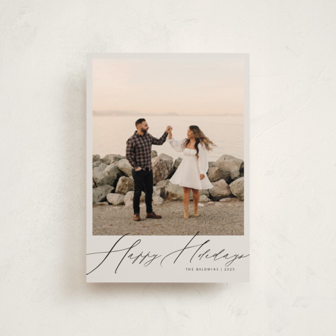 "Simply Charming" - Holiday Cards in Eggnog by Melanie Severin - Front