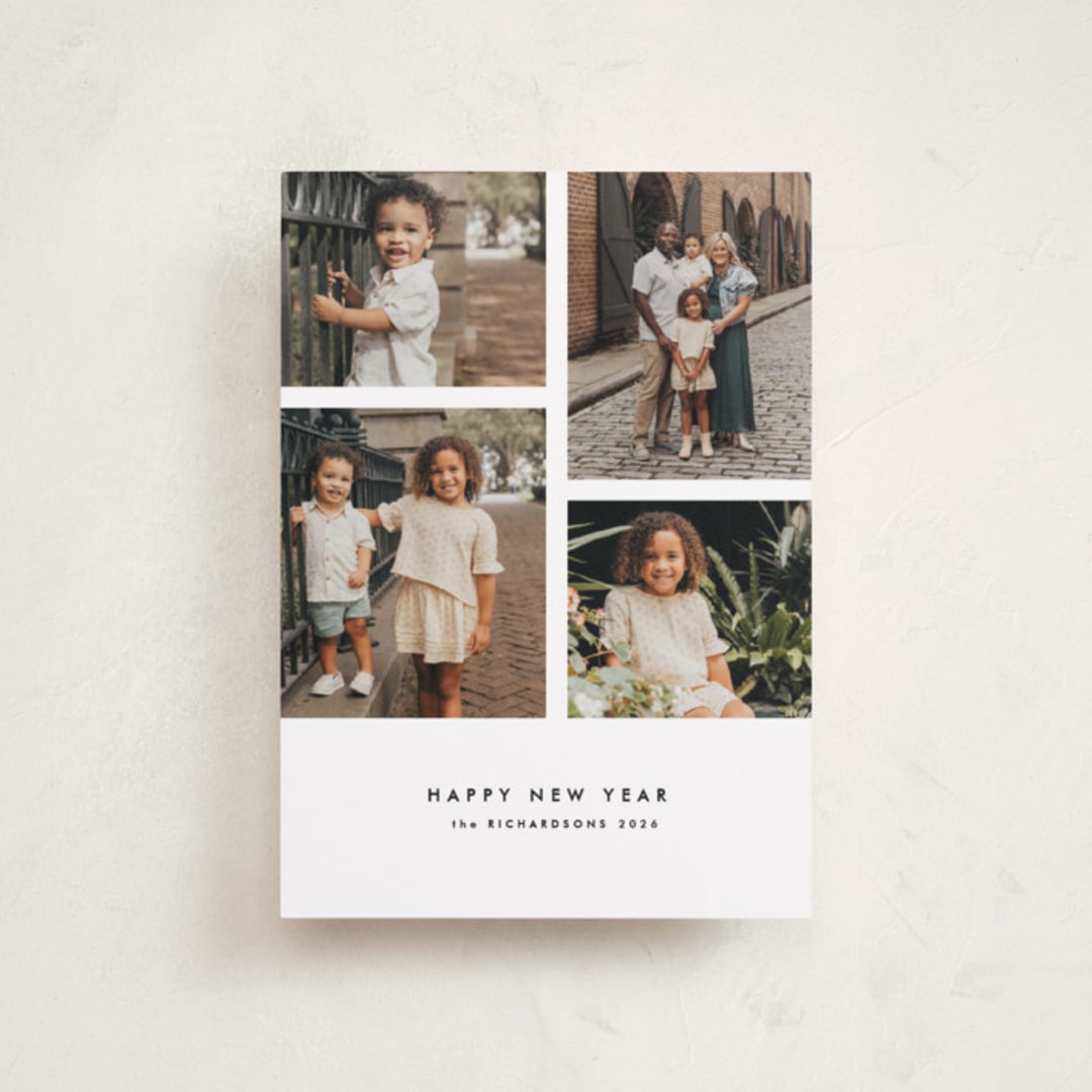 "Four" - Holiday Cards in Classic by Kelly Schmidt - Front