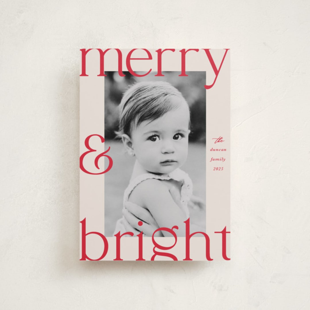 "Candy Canes" - Holiday Cards in Candy Cane by Maria Alou - Front