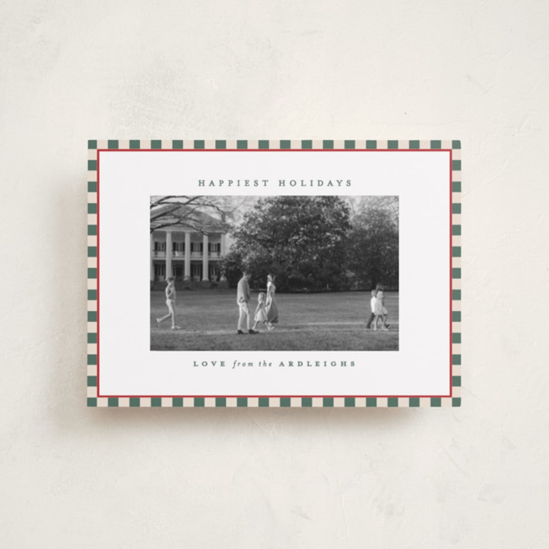 "The Charleston" - Holiday Cards in Spruce by Kristie Kern - Front