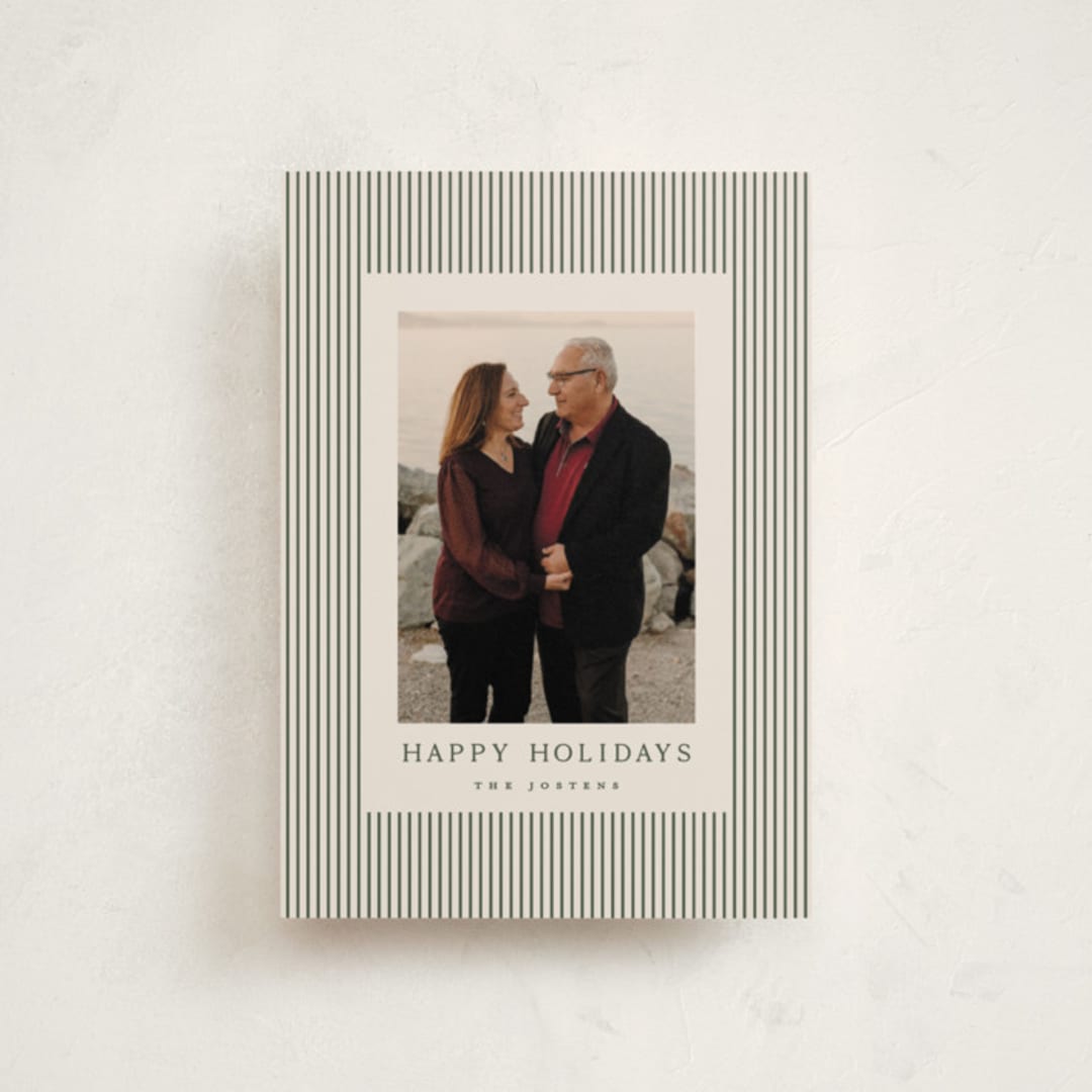 "The Prep" - Holiday Cards in Balsam by Kristie Kern - Front