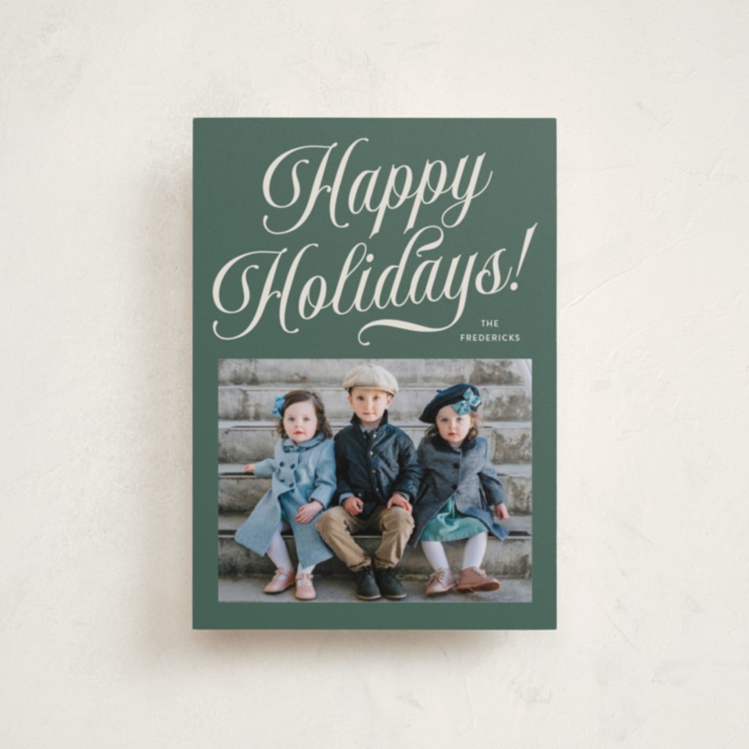 "Durham" - Holiday Cards in Forest by Jackie Crawford - Front