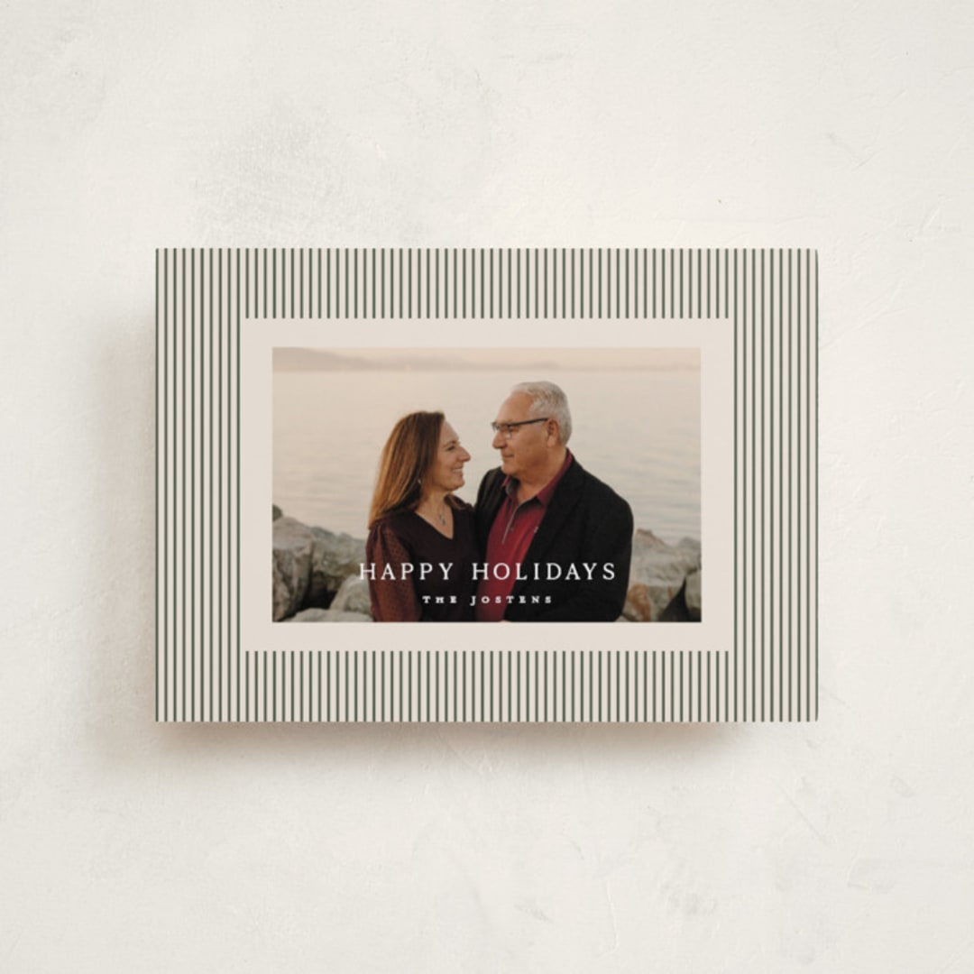 "The Prep" - Holiday Cards in Balsam by Kristie Kern - Front