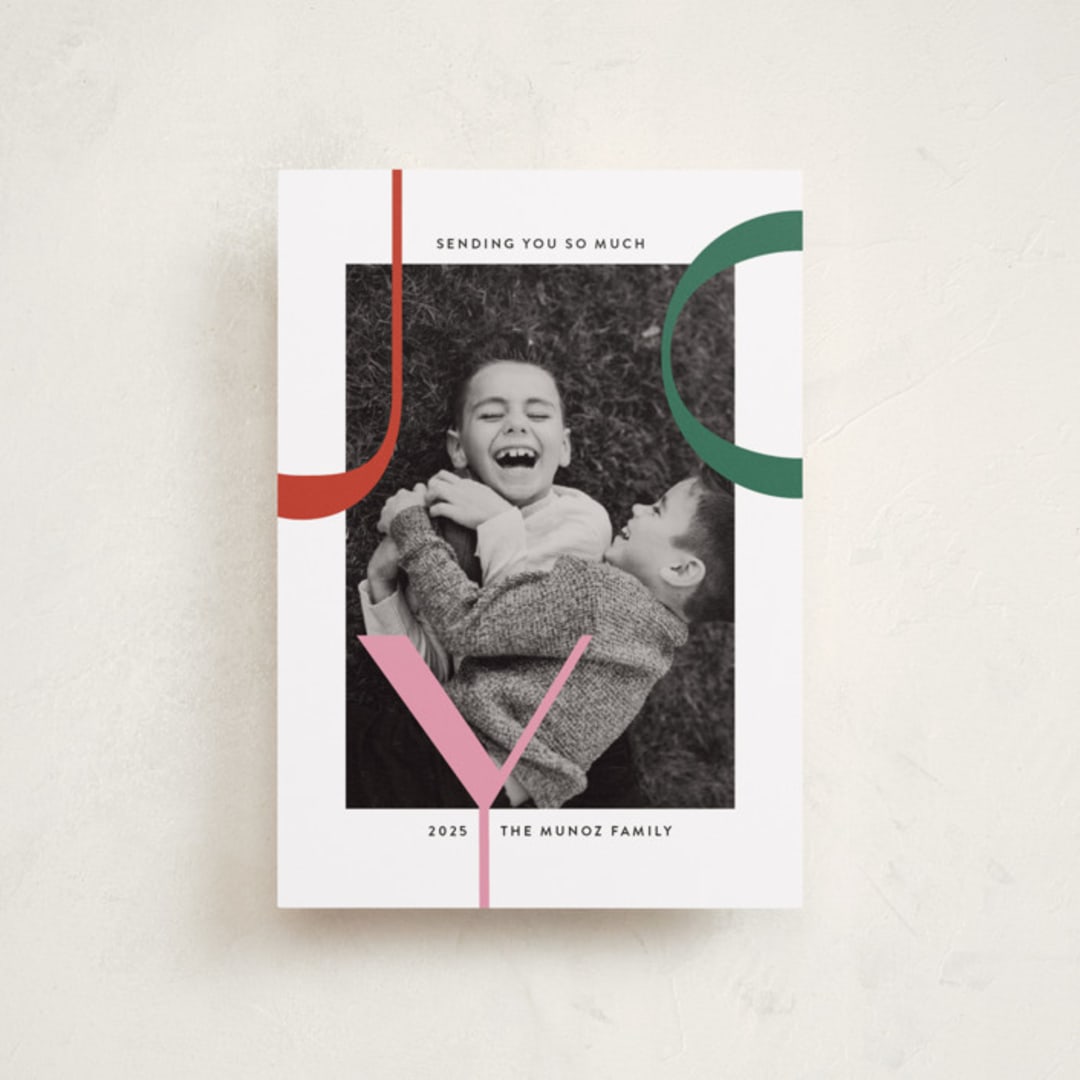 "Big joy" - Holiday Cards in Holly by Annie Holmquist - Front