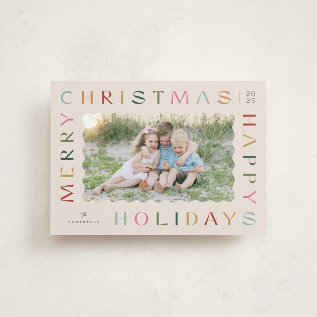 "Sugar Cookie" - Holiday Cards in Vanilla by Jennifer Wick - Front