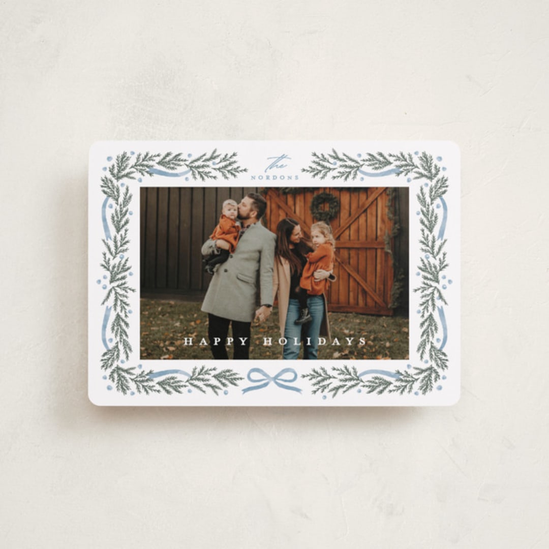 "Homestead" - Holiday Cards in Frost by Kristie Kern - Front