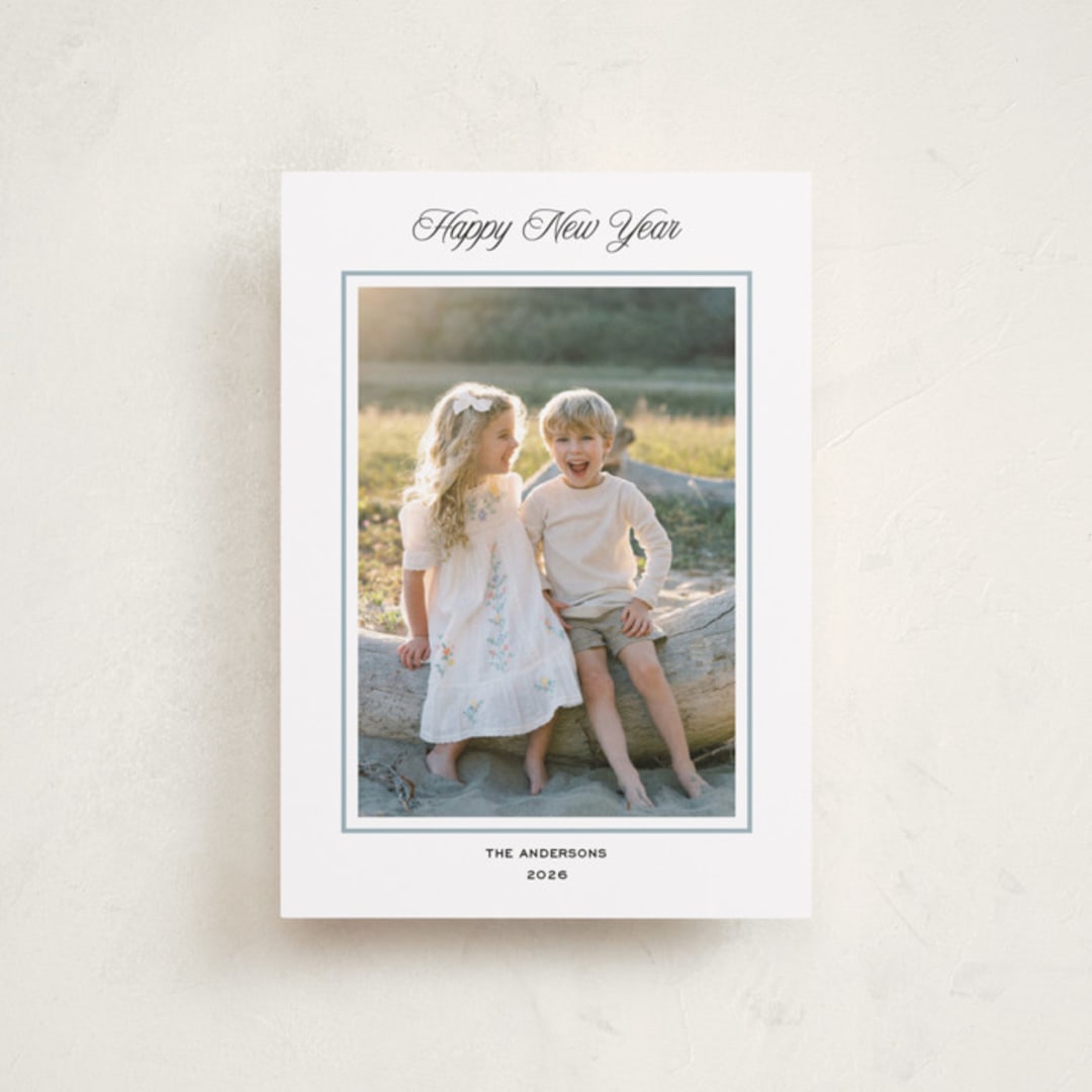 "Heath" - Holiday Cards in Sky by Annie Shapiro - Front