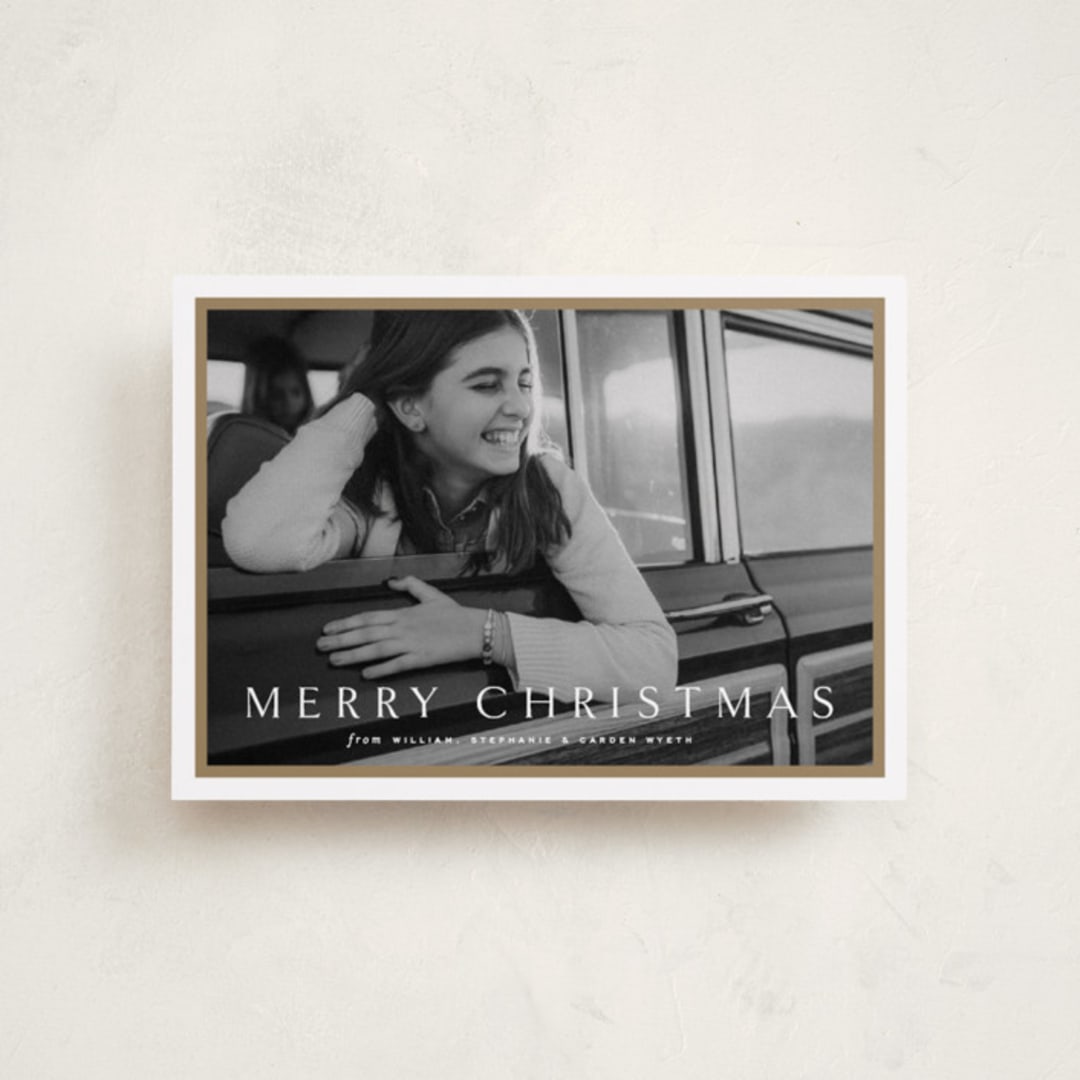 "Winds" - Holiday Cards in Cotton by Amy Kross - Front