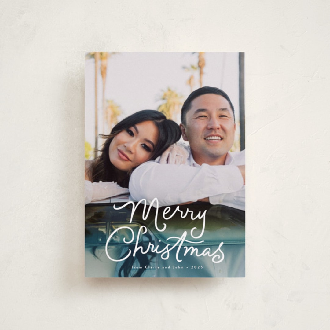 "Treacle" - Holiday Cards in Snow by Everett Paper Goods - Front