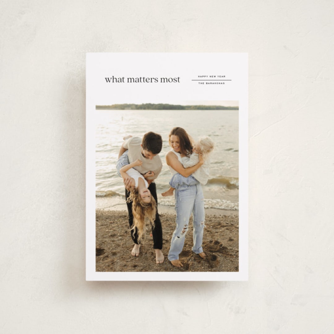 "Reflection" - Holiday Cards in Ink by Annie Clark - Front