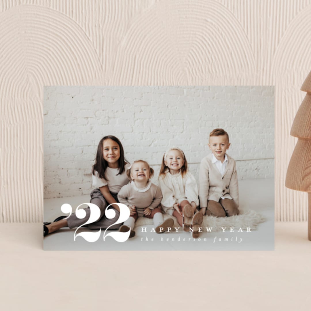 "Side Note" - Holiday Cards in Cloud by Ashlee Townsend - Front