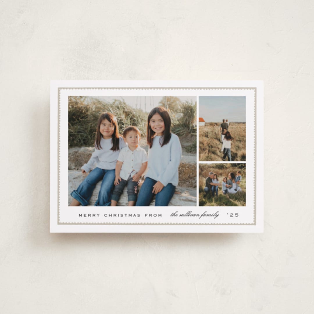 "Sealed" - Holiday Cards in Snow by Amy Kross - Front