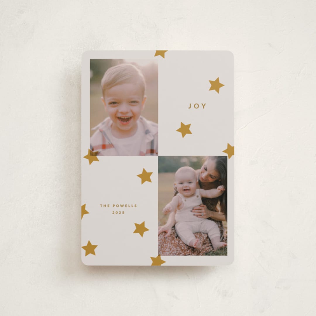 "DUO" - Holiday Cards in Star by Sumak Studio - Front