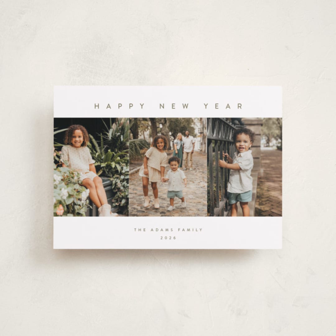 "trilogy" - Holiday Cards in Snowfall by Pippa Shaw - Front